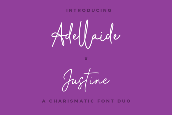 Adellaide X Justine Duo Font - Featured Image