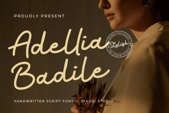 Adellia Badile Font - Featured Image