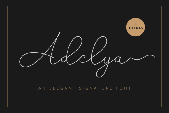 Adelya Font - Featured Image