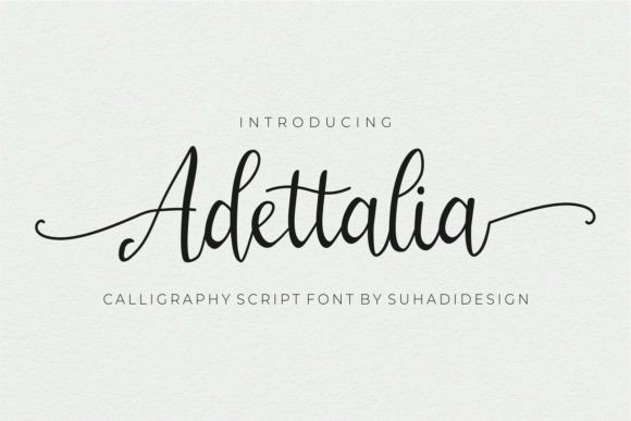Adettalia Font - Featured Image