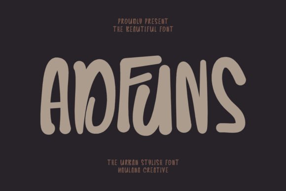 Adfuns Font - Featured Image