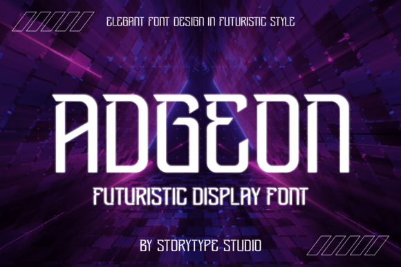 Adgeon Font - Featured Image