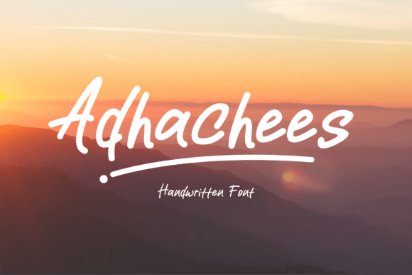 Adhachees Font - Featured Image