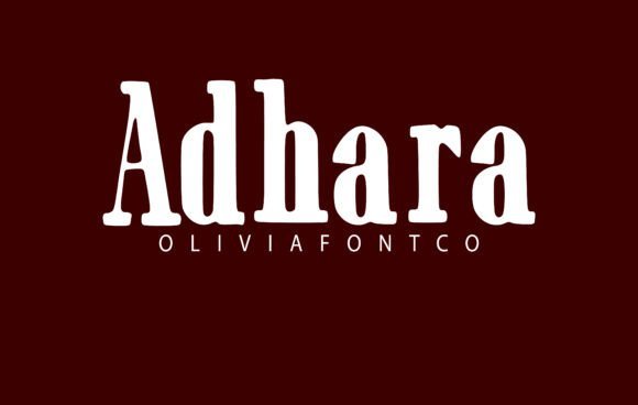Adhara Font - Featured Image