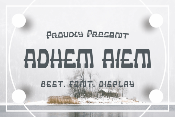 Adhem Aiem Font - Featured Image