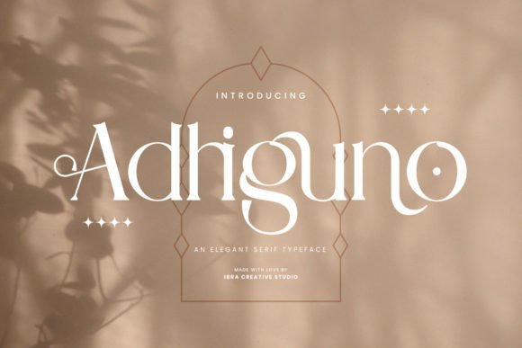Adhiguno Font - Featured Image