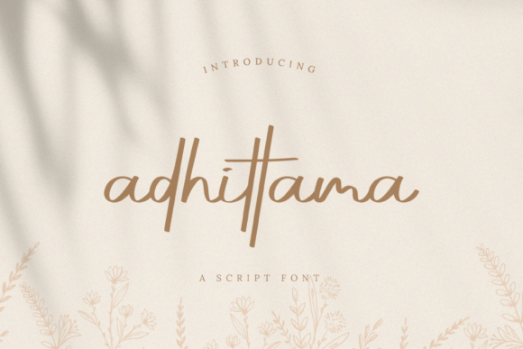 Adhittama Font - Featured Image