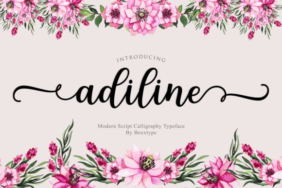 Adiline Font - Featured Image