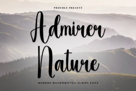 Admirer Nature Font - Featured Image