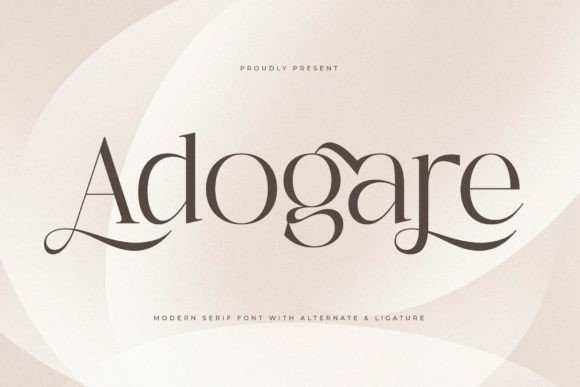 Adogare Font - Featured Image