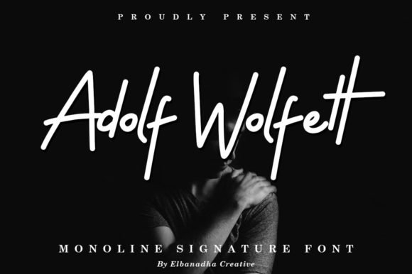 Adolf Wolfett Font - Featured Image