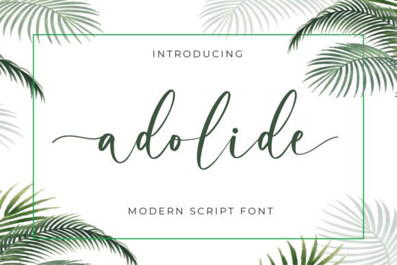 Adolide Font - Featured Image