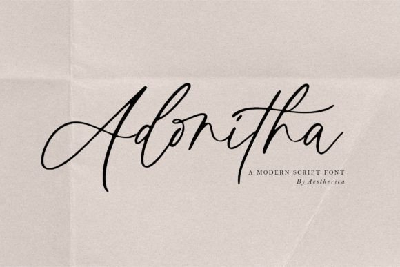 Adonitha Font - Featured Image