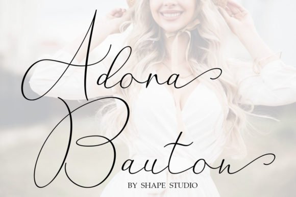 Adora Bauton Font - Featured Image