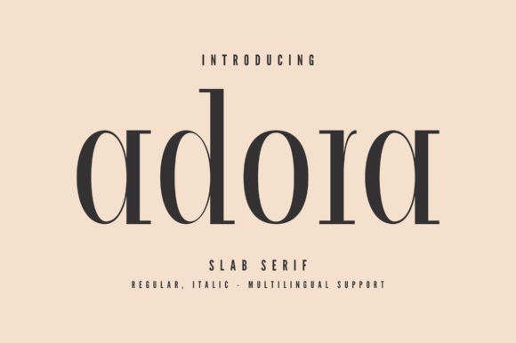 Adora Font - Featured Image
