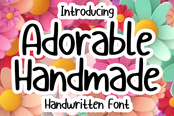 Adorable Handmade Font - Featured Image