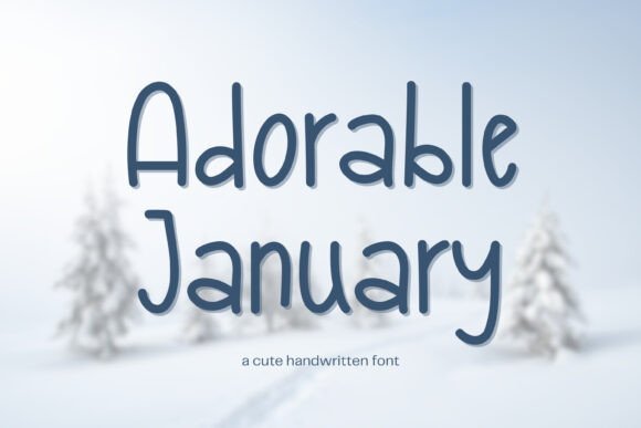 Adorable January Font - Featured Image