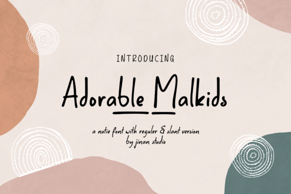 Adorable Malkids Font - Featured Image