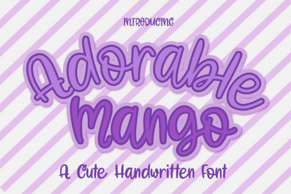 Adorable Mango Font - Featured Image