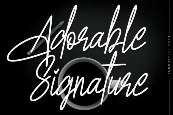 Adorable Signature Font - Featured Image
