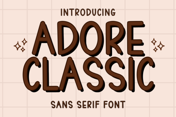 Adore Classic Font - Featured Image