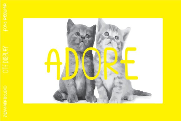 Adore Font - Featured Image