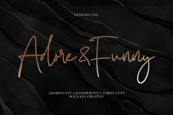 Adore&Funny Font - Featured Image
