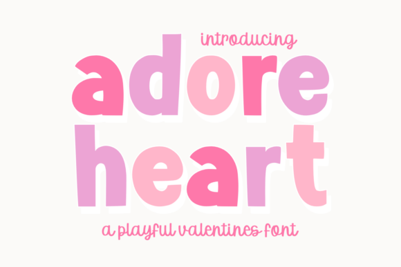 Adore Heart Font - Featured Image