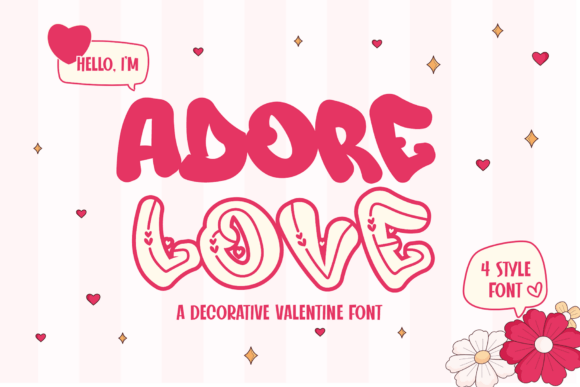 Adore Love Font - Featured Image