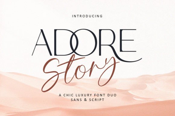 Adore Story Font - Featured Image