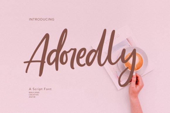 Adoredly Script Font - Featured Image