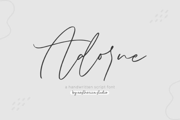 Adorne Font - Featured Image
