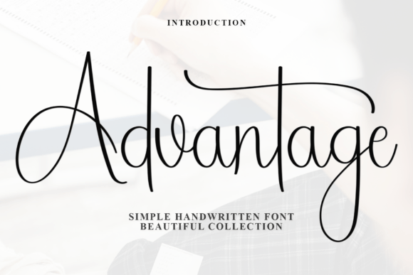 Advantage Font - Featured Image