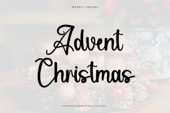 Advent Christmas Font - Featured Image