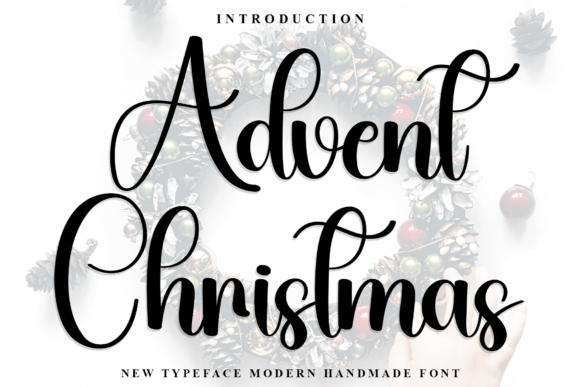 Advent Christmas Font - Featured Image