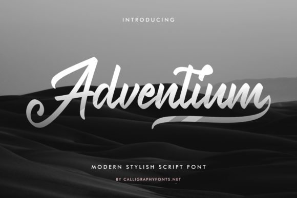 Adventium Font - Featured Image