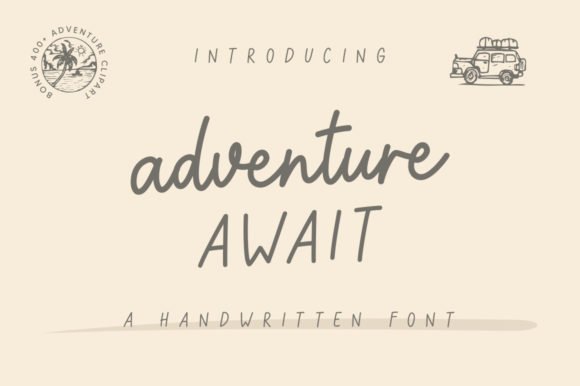Adventure Await Font - Featured Image