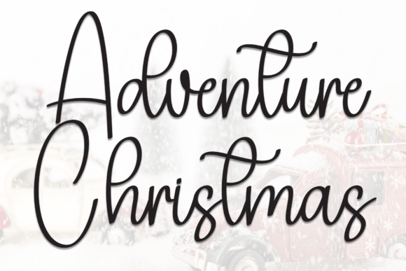 Adventure Christmas Font - Featured Image