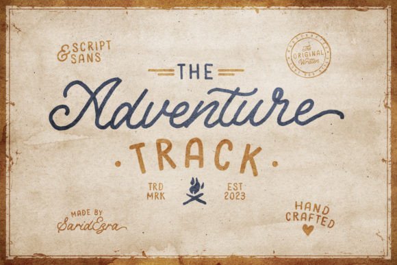 Adventure Track Font - Featured Image