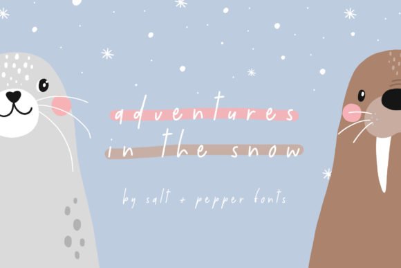 Adventures in the Snow Font - Featured Image