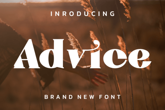 Advice Font - Featured Image