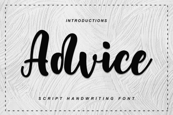 Advice Font - Featured Image