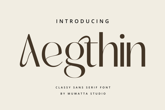 Aegthin Font - Featured Image