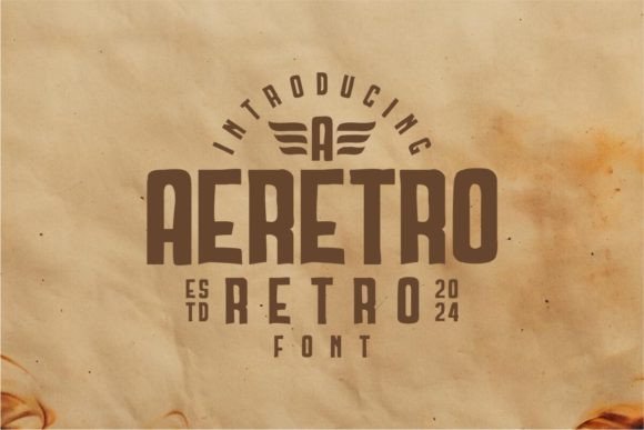 Aeretro Font - Featured Image