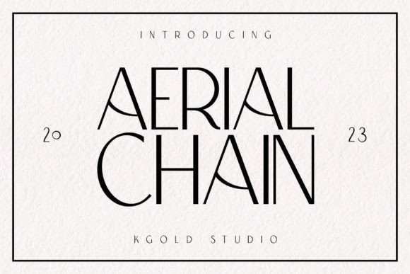 Aerial Chain Font - Featured Image