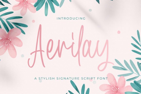 Aerilay Font - Featured Image