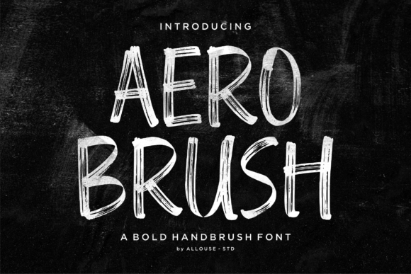 Aero Brush Font - Featured Image