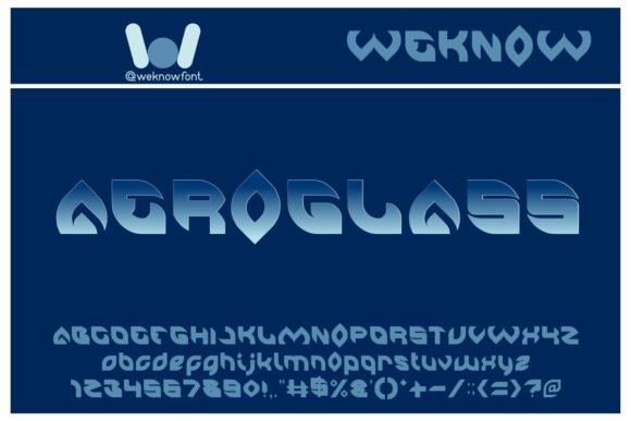 Aero Glass Font - Featured Image