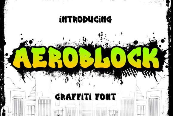 Aeroblock Font - Featured Image