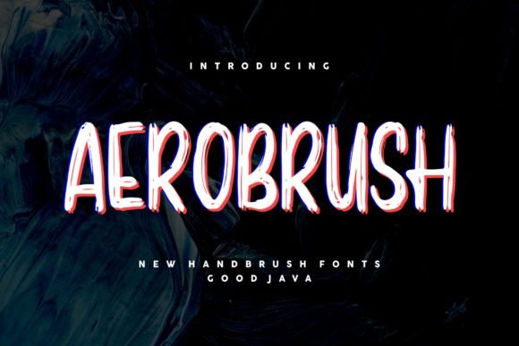 Aerobrush Font - Featured Image